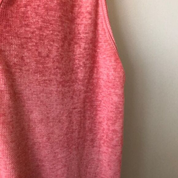 NWT-BP burnout V neck coral tunic top - Picture 2 of 5